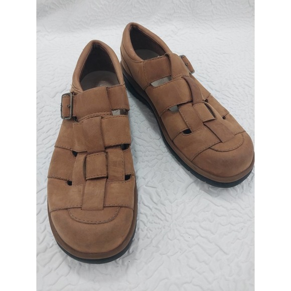 Teva Shoes - TEVA! "BRUNSWICK" TAN NUBUCK LEATHER COMFORT SHOES! SZ 7